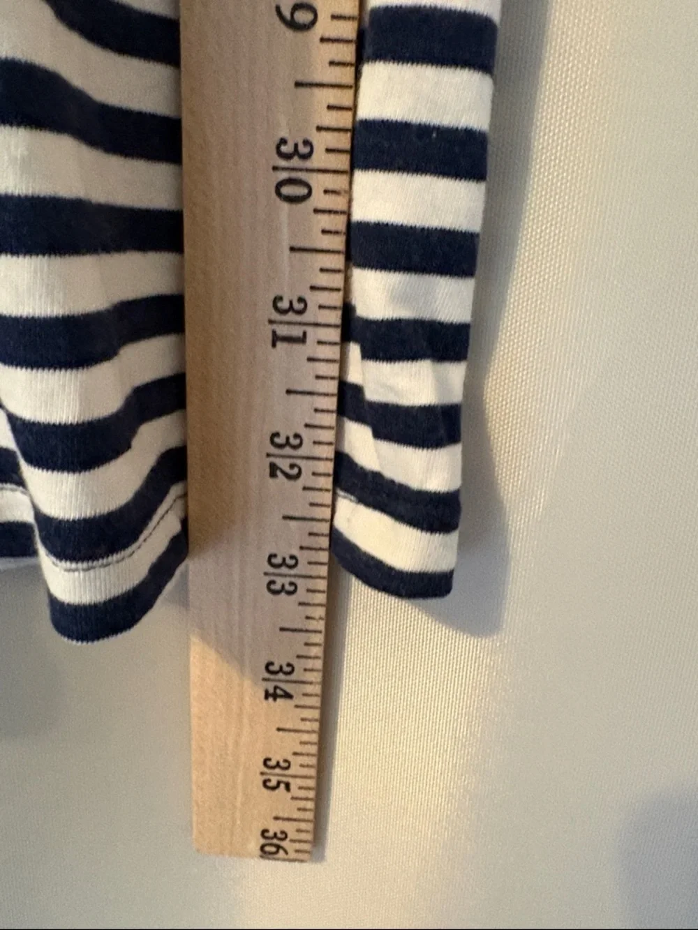 H&M Navy and White Striped Mini Dress